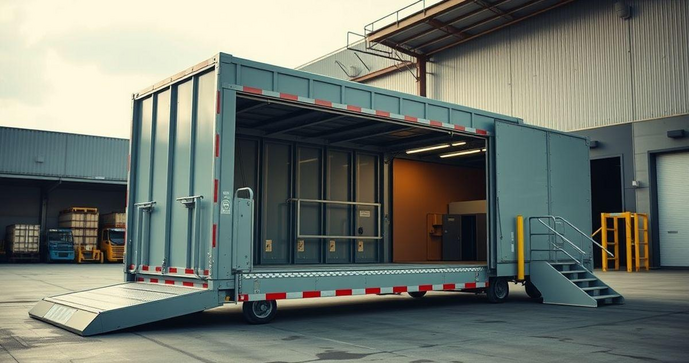 Doca elevatória móvel é a solução ideal para otimizar o transporte e a logística em sua empresa