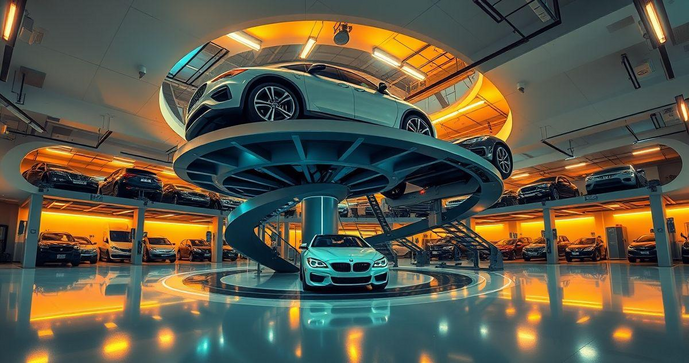 Rampa giratória para carros: a solução ideal para otimização de espaço