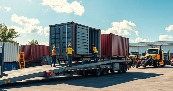 Rampa móvel para container como solução prática e eficiente
