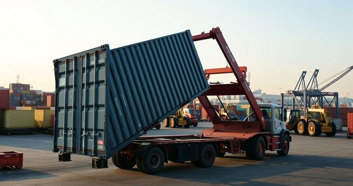 Tombador de container: a solução ideal para movimentação eficiente