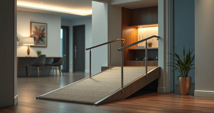 Rampa de embutir: como escolher e instalar a melhor opção para sua casa