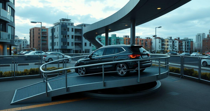 Rampa Giratória para Autos é a Solução Ideal para Espaços Compactos